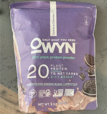 100% Plant Based Protein Powder - Cookies & Creamless