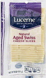 Aged Swiss Cheese Slices