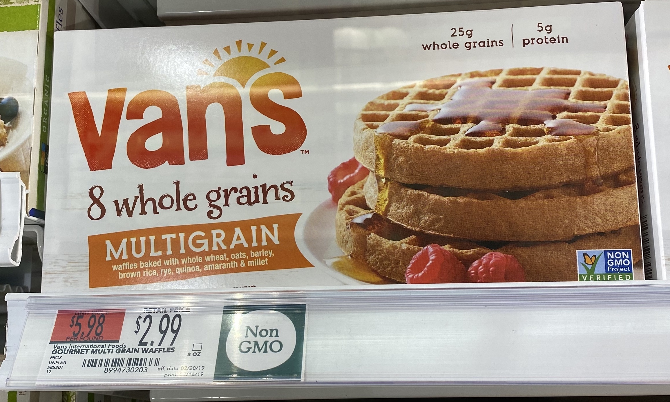 8 Whole Grains Multigrain Waffles